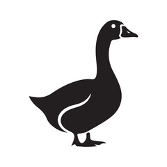 duck icon  isolated on white background