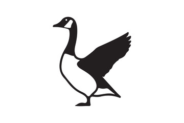 goose isolated icon vector illustration design  on white background