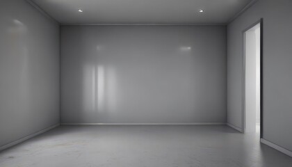 Fototapeta premium Clean gradient grey room, ideal for showcasing items , backdrop, interior