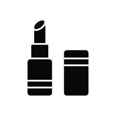 lipstick icon vector design template simple and clean