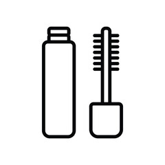 mascara icon vector design template simple and clean