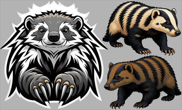 Honey budger vector.eps