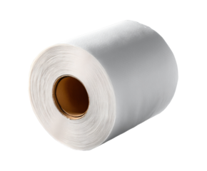 Blank roll of paper for various crafting and printing needs on a transparent background, cut out