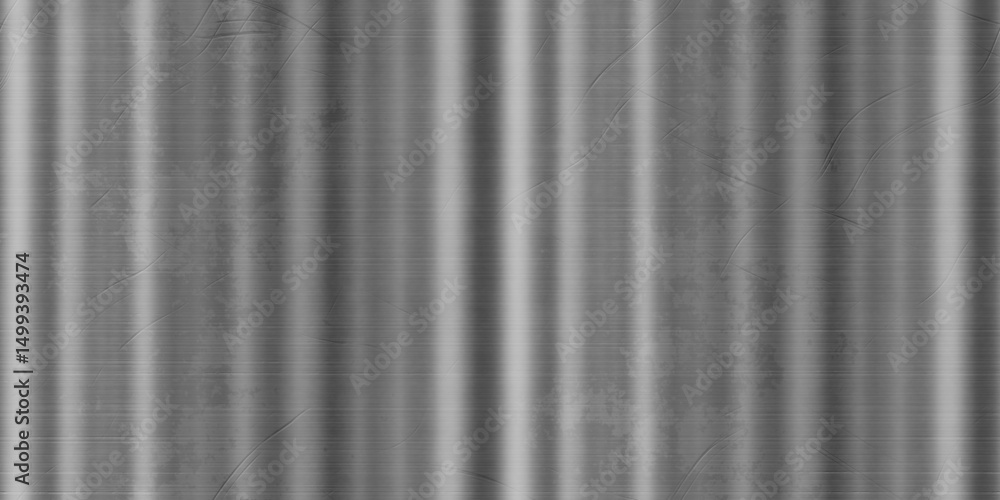 Poster high-resolution scratched metal texture background seamless grey vertical lines pattern
