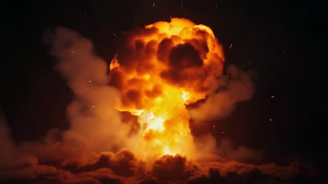Warzone Explosion in Slow Motion &ndash; VFX Clip