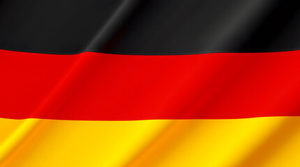 Naklejka premium german flag waving in wind