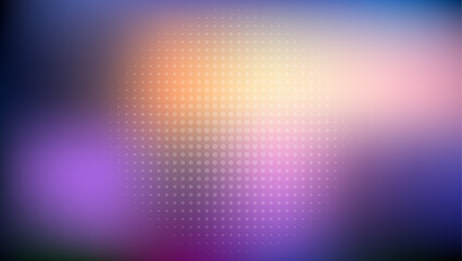 Violet Bloomy Dusk Background with Mesh Glow