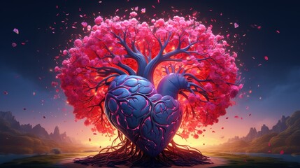 Drzewo Serca - Symbolika Miłości i Życia