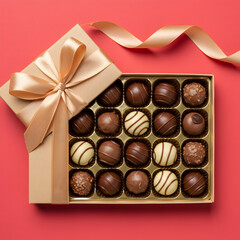 Luxury Chocolate Truffles Gift Box