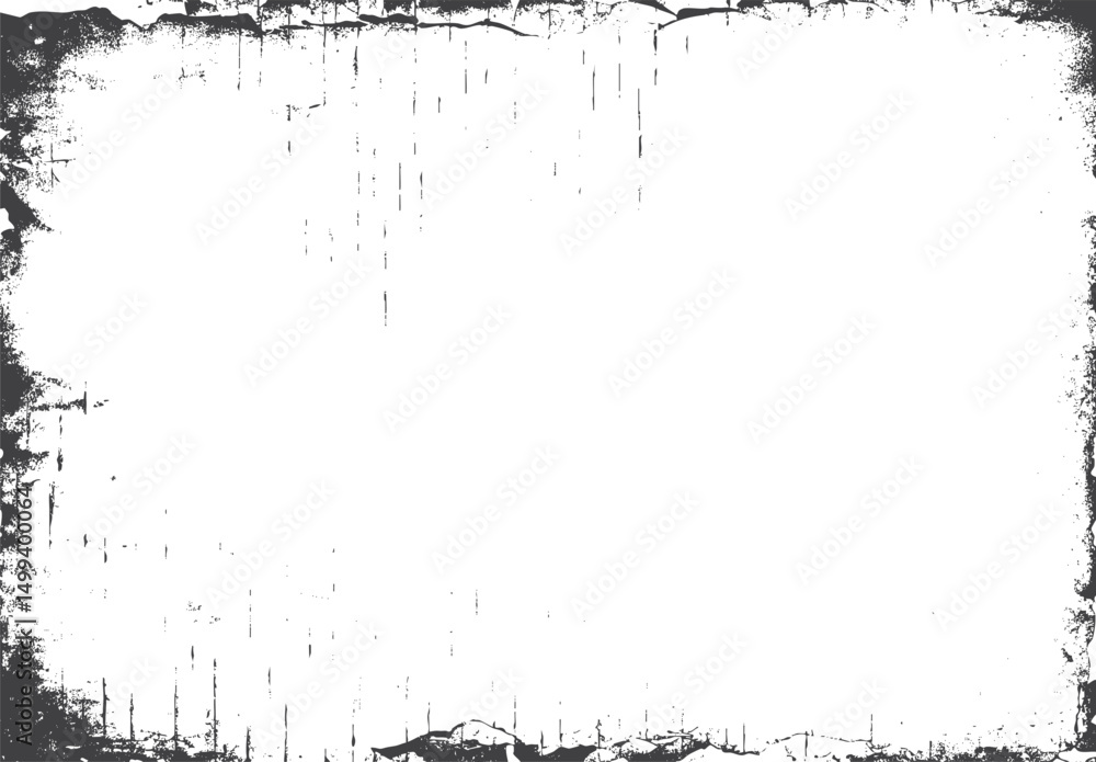Poster distressed overlay with grunge border effects. abstract texture featuring dust and scratches. old fr
