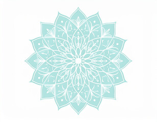 Bright pastel image of mandala