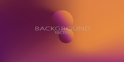 Dark purple orange color gradient background vector design