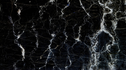 Thunderbolt on the black and white marble texture abstract background	
