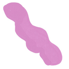 Abstract textured paint shapes solid gouache style collage elements