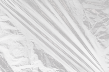 plastic overlay texture of realistic crumpled transparent plastic film wrap on black background,wrinkled stretched plastic effect.