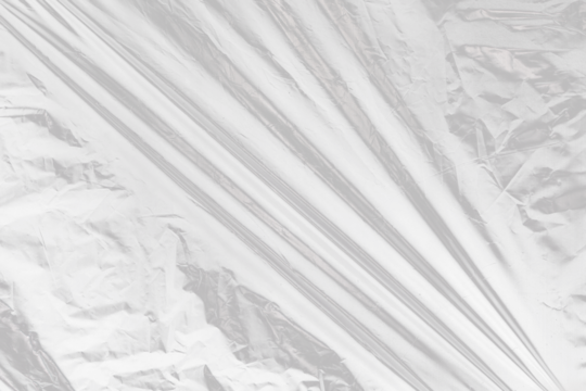 plastic overlay texture of realistic crumpled transparent plastic film wrap on black background,wrinkled stretched plastic effect.