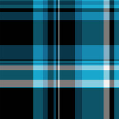 Modern plaid pattern in blues, blacks, and grays. A versatile geometric design perfect for backgrounds, textiles, or web graphics. Clean, contemporary, and visually appealing.