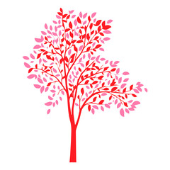 Obraz premium silhouette tree icon