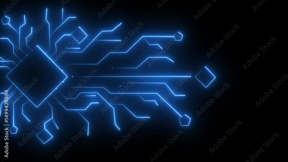 Poster abstract digital line particle data background connecting technology concept abstract technological 