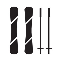 Ski Icon Design