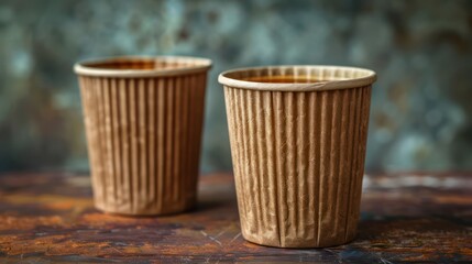 Paper cups represent an effort to reduce plastic waste, offering a recyclable alternative often chosen by the younger generation.