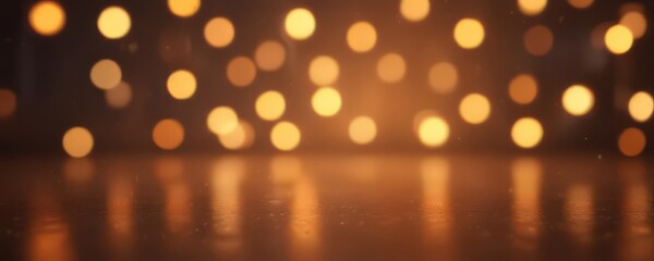 Soft orange bokeh, vibrant blurred lights, warm atmosphere,  abstract,  sun