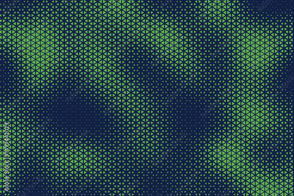 Fototapete abstract triangle halftone background. triangle vector abstract geometric background. Halftone triangular retro 80s pattern. Minimal style retro dynamic wallpaper.	