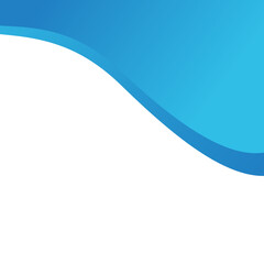 Blue gradient background shape