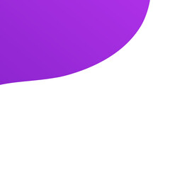 Purple gradient shape in wave style