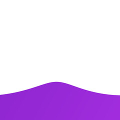 Purple gradient shape in wave style
