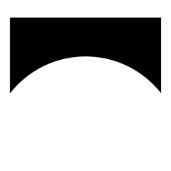 Black curve shape on transparent background. Black shape for corporate business flyer brochure template cover header banner poster design