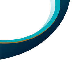 Abstract blue background shape transparent background