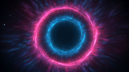 Obraz premium blue and purple illustration, AI generated