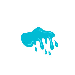 blue water splash vector illustration