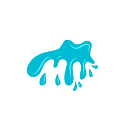 blue water splash vector illustration