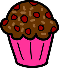 chocolate cupcake muffin