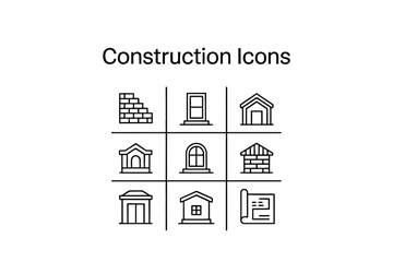 construction icon set, under construction icon, hard hat icon, property icon, roofing icon, cog icon, hard hat, safety icon, white hard hat icon, ppe icon, construction machinery icons, building const
