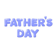 Father's Day, text lettering.