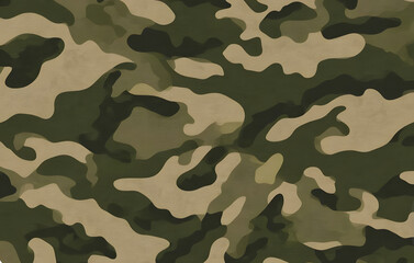 Fototapeta premium texture camouflage military print, khaki color, green background, hunting, disguise, stylish background for fabric