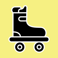 Roller Skates Icon Design