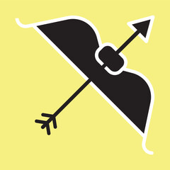 Archery Bow Icon Design