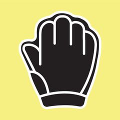 Baseball Glove Icon Design