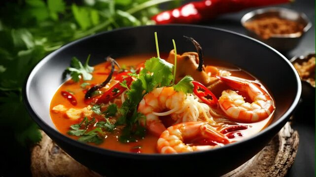 tom yum kung delicious of thai