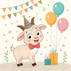 Fototapeta premium Eid Mubarak Specie Friendly illustration