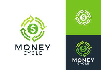 money dollar logo. payment, money exchange, digital wallet symbol vector design concept	
