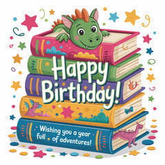 Book cover for kids illustraion or coloring book