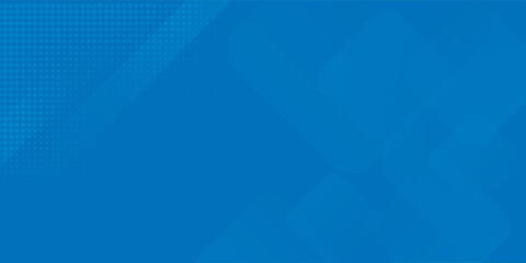 Abstract banner design with blue geometric background. Blue banner background. Vector abstract graphic design banner pattern background template.