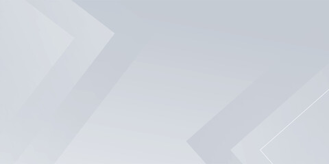 Abstract white geometric shape futuristic background. Eps10 vector