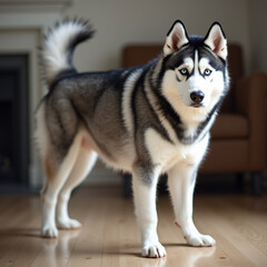 Obraz premium siberian husky dog