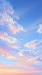Fototapeta premium Vibrant abstract sunset gradient with soft blending of colors